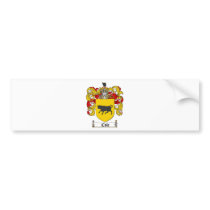 COLE FAMILY CREST -  COLE COAT OF ARMS BUMPER STICKERS