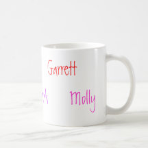 Cole, Loanh, Garrett, Ellie, Waylon, Molly Coffee Mugs