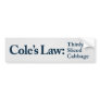 Cole’s Law Thinly Sliced Cabbage Bumper Sticker