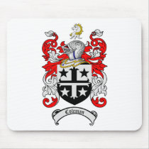 COLEMAN FAMILY CREST -  COLEMAN COAT OF ARMS MOUSE PAD