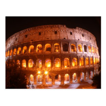 Colesseum la nuit cartes postales