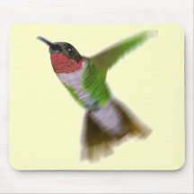 Colibri de vol tapis de souris