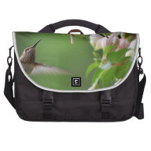 Colibri et usine de Fushia Sac Pour Ordinateur Portable
