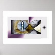 Coliseum Pyramides Mélange du Lilas Poster