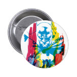 Collage au néon de marqueur de Batman Badge