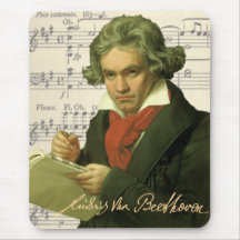 Collage de Beethoven de ~ de Ludwig van Beethoven Tapis De Souris
