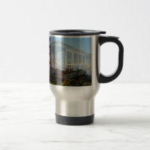 Collage de golden gate bridge avec le téléphérique tasse