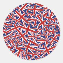 Collage d'Union Jack Autocollants