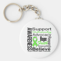 Collage - Mental Health Awareness Key Chain
