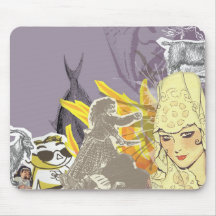 Collage Mouse pad