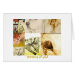 Collage of Animals Notecard