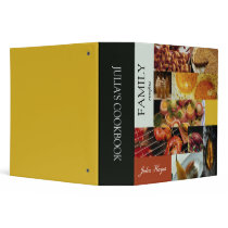 Collage of photos - recipe binder