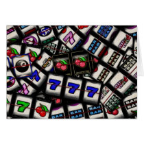 Collage of Slot Machine Reels Card