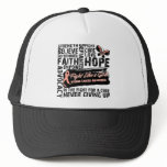 Collage of Words - Uterine Cancer Mesh Hats