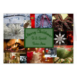 Collage special foster mom Christmas Greeting Cards