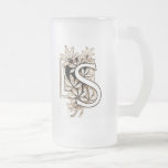 Collage vintage de la lettre "S" - tasse