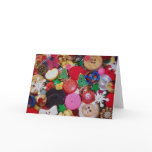 Collage with Christmas Tree Buttons Card