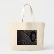 COLLAR AND WHITE CAGE TOTE BAGS