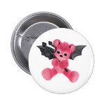 ♥ Collectable Art ♥ Devil Teddy Bear ♥ (bear5) Pinback Buttons