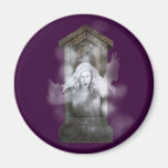 ♥ Collectable Art ♥ Scary Ghost ♥ (ghost1) Refrigerator Magnet