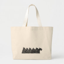 Collecte de Terrier d'écossais Sacs De Toile