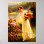Collecte des fleurs posters