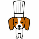 Collectible Chef Mascot Acrylic Sculpture Cut Out