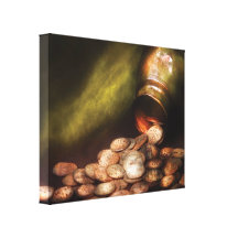 Collecting - Coins - Treasure Quest Stretched Canvas Print