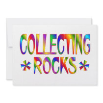 Collecting Rocks Invitation