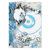 collection barbe bleue greeting card