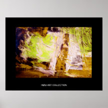 Collection d'art de Hizli - AR de peinture abstrai Affiche