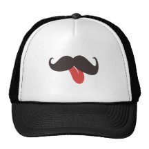 Collection de moustache casquettes