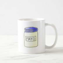 Collection de pot de mayonnaise mugs