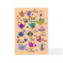 Collection of  Vintage Teapots (blank inside) Greeting Card