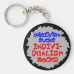 Collectivism Sucks Keychain