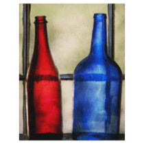 Collector - Bottles - Two empty wine bottles Flyer Design
