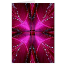 Collectors Edition - Sparkle Red n Pink Rose Greeting Cards