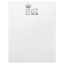 College Beer Pong Letterhead Design