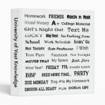 College Bound Notebook Vinyl Binder