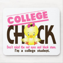 College Chick 2 Mouse Pads