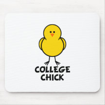 College Chick Mouse Pads