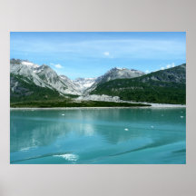 College Fjord, Alaska Print