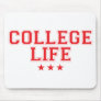College Life - Red Mouse Pads