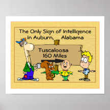 College Rivalries Auburn Posters