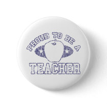 Collegiate Proud Teacher Button