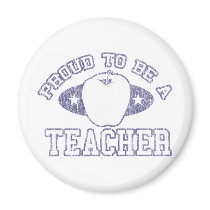 Collegiate Proud Teacher Magnet