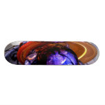 Colliding Forces Abstract Skateboard
