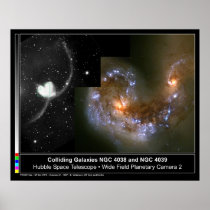 Colliding Galaxies Hubble Telescope