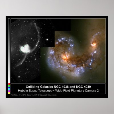 Colliding Galaxies Hubble Telescope by Space_Exploration