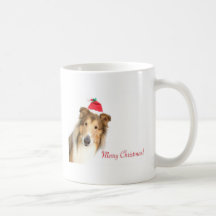 Collie Christmas Mug